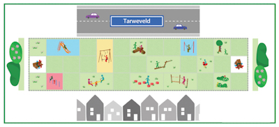 Wiinnende ontwerp Speelplek Tarweveld